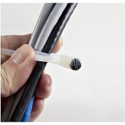 100 PACK OF PLASTIC ZIP TIES/WITH SCREW HOLE 9