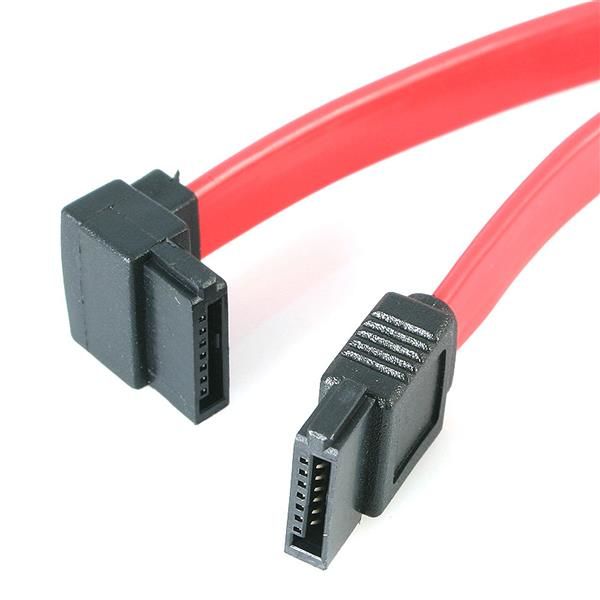 18IN LEFT ANGLE SATA CABLE/.
