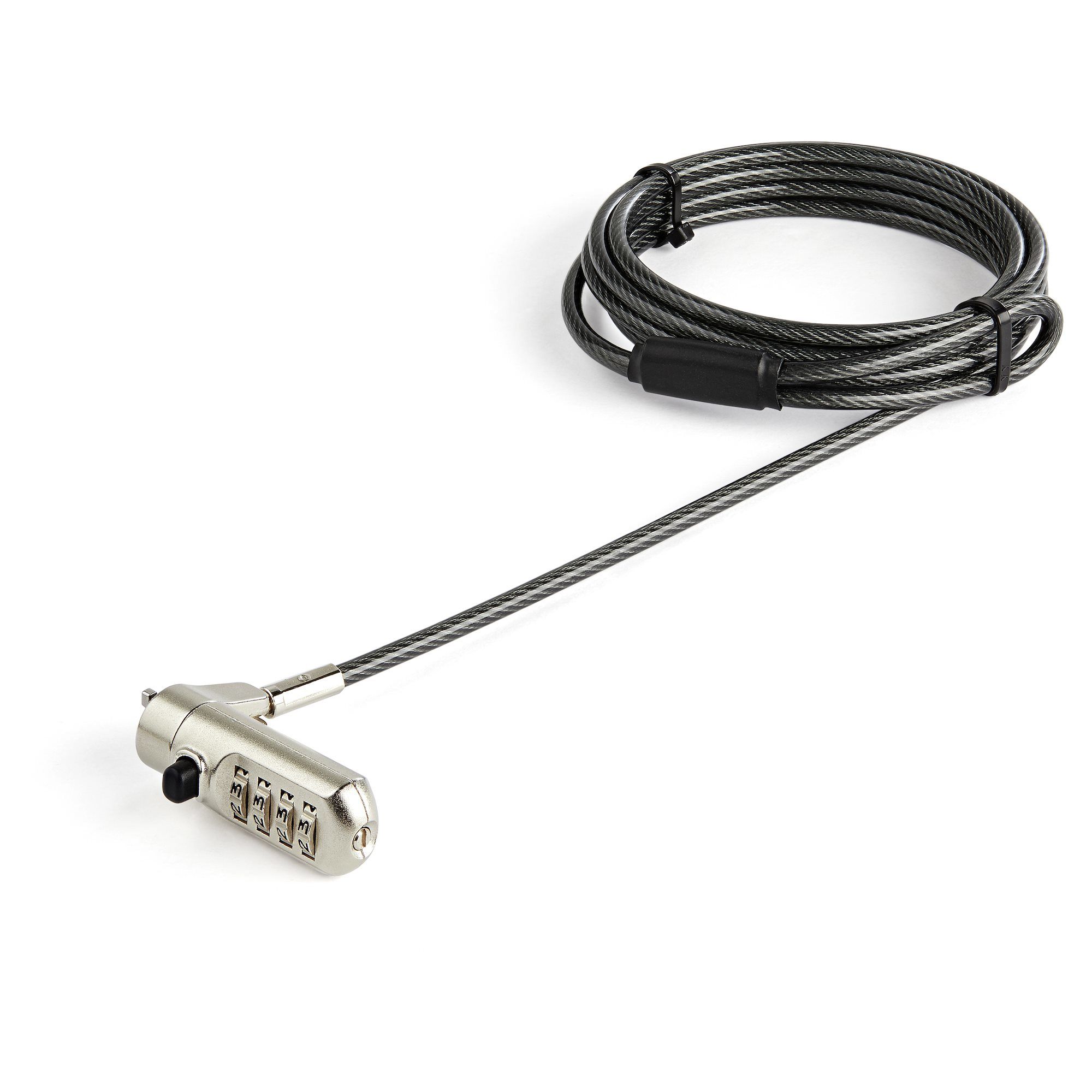 LAPTOP CABLE LOCK - NANO-SLOT/COMBINATION - NANO-SLOT