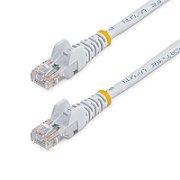 1M CAT 5E WHITE SNAGLESS/ETHERNET RJ45 CABLE MALE TO MALE