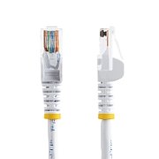 1M CAT 5E WHITE SNAGLESS/ETHERNET RJ45 CABLE MALE TO MALE