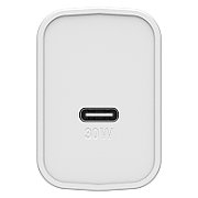 OTTERBOX EU WALL CHARGER 30W/GAN 1X USB-C 30W USB-PD WHITE