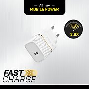 OTTERBOX EU WALL CHARGER 30W/GAN 1X USB-C 30W USB-PD WHITE