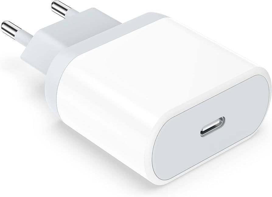 EU WALL CHARGER 20W 1X USB-C/20W USB-PD USB C-LIGHTNING CABLE