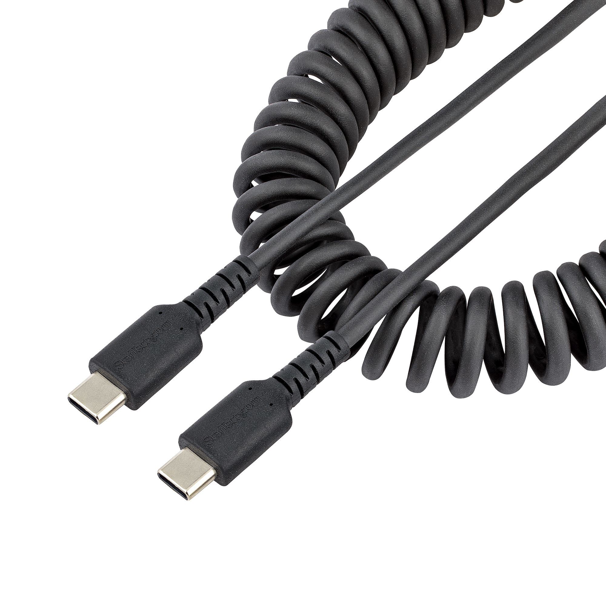 USB C CHARGING CABLE COILED/.
