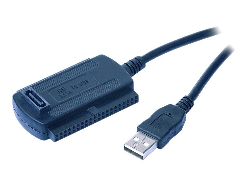 CABLU USB GEMBIRD adaptor, USB 2.0 (T) la IDE (M) ori S-ATA (M), 30cm, adaptor USB la unitati 2.5
