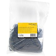 1000 PACK 4 CABLE TIES -BLACK/NYLON ZIP TIE WRAPS UL TAA