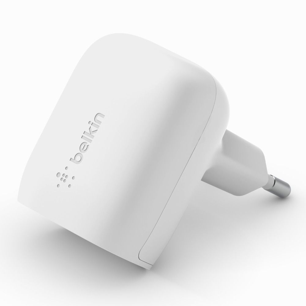 BELKIN 20W USB-C LADEGERT MIT/POWERDELIVERY + PPS TECHN WEISS