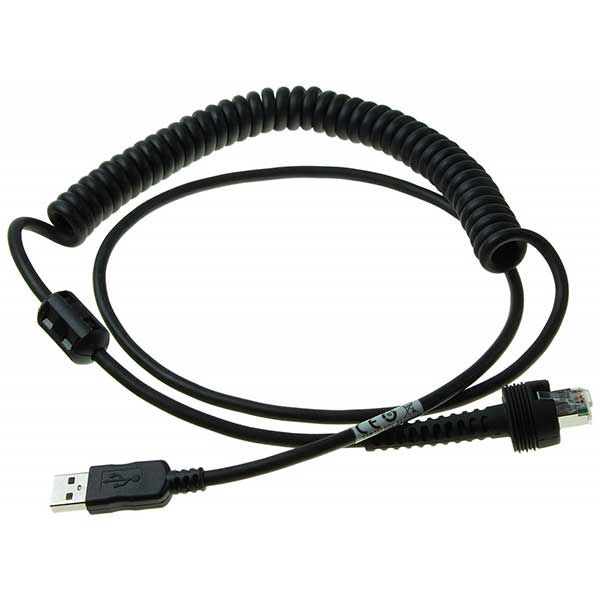Cable CAB-553, USB Type A, Coiled, 2.4 m / 7.8 ft, IP67