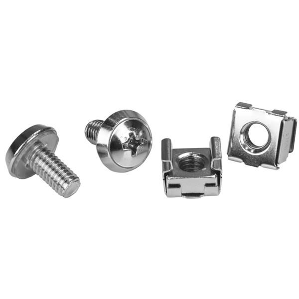 SCREWS + CAGE NUTS M6/20 PACK OF M6 SCREWS + M6 NUTS