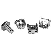 SCREWS + CAGE NUTS M6/20 PACK OF M6 SCREWS + M6 NUTS
