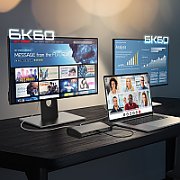 8K THUNDERBOLT 4 DOCKING/STATION - EU BLACK/SPACE GREY