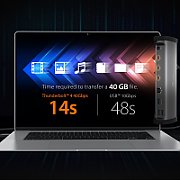 8K THUNDERBOLT 4 DOCKING/STATION - EU BLACK/SPACE GREY