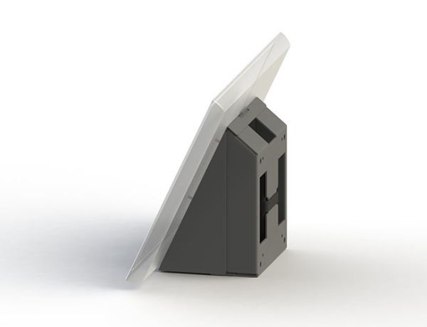 ANGLED WALL MOUNTBLACK/.