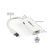 GIGABIT USB 3.0 NIC - WHITE/IN