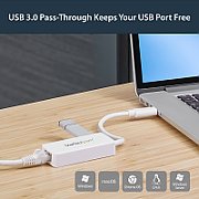 GIGABIT USB 3.0 NIC - WHITE/IN