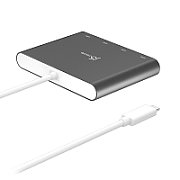 USB-C TO 4 PORT HDMI MULTI/MONITOR ADAPTER