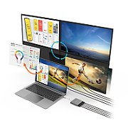 USB-C TO 4 PORT HDMI MULTI/MONITOR ADAPTER