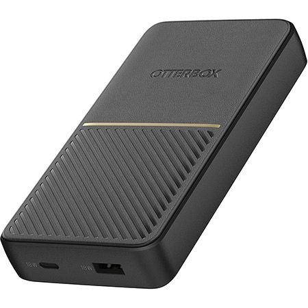 POWER BANK 15K MAH USB A AND C/18W USB-PD - BLACK