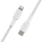 BELKIN USB-C/LIGHTNING CABLE/2M BRAIDED WHITE