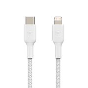 BELKIN USB-C/LIGHTNING CABLE/2M BRAIDED WHITE
