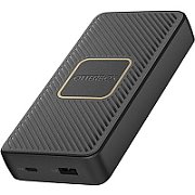 POWER BANK 15K MAH USB A AND C/18W USB-PD + WIRELESS 10W BLACK