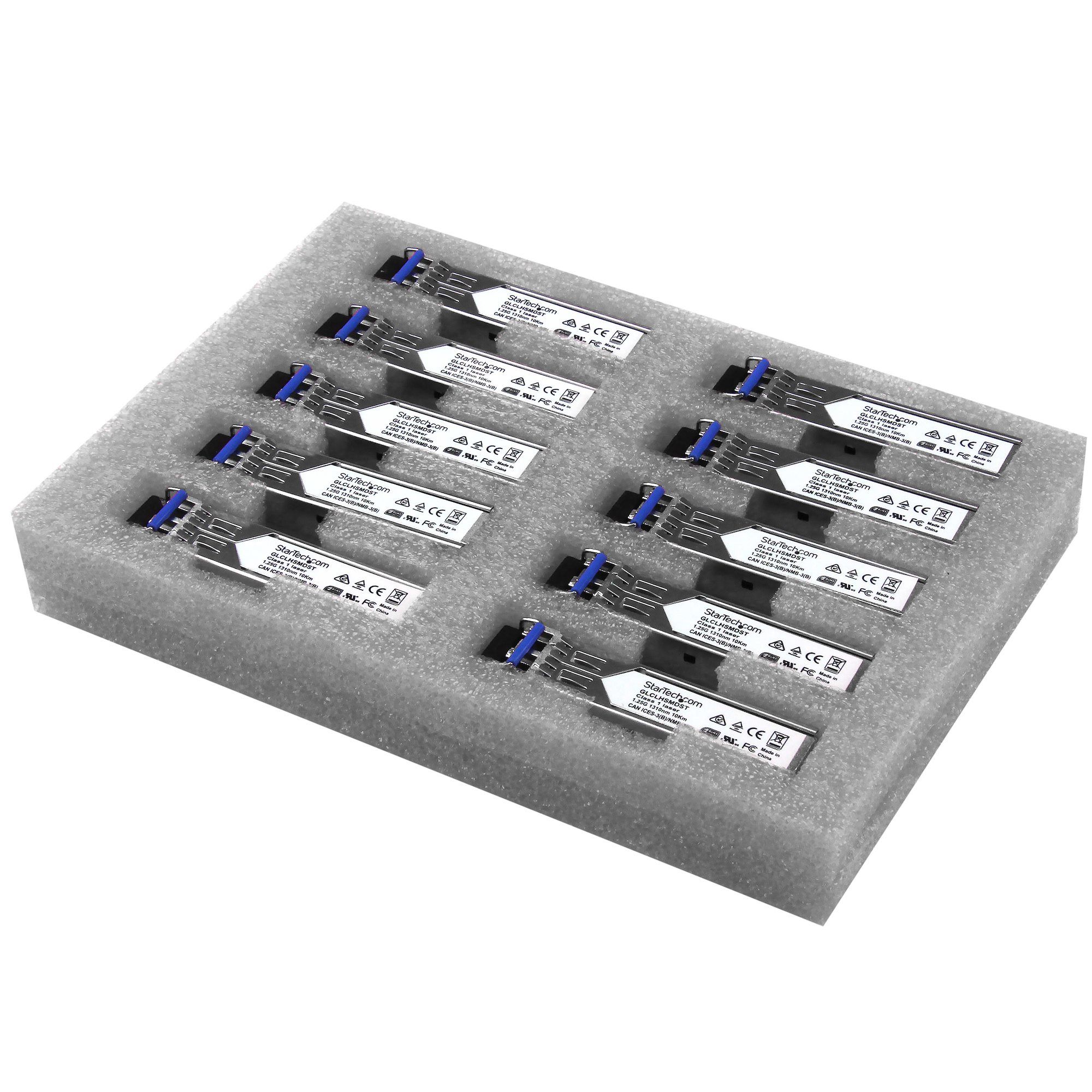 GIGABIT FIBER SFP - 10 PACK/IN