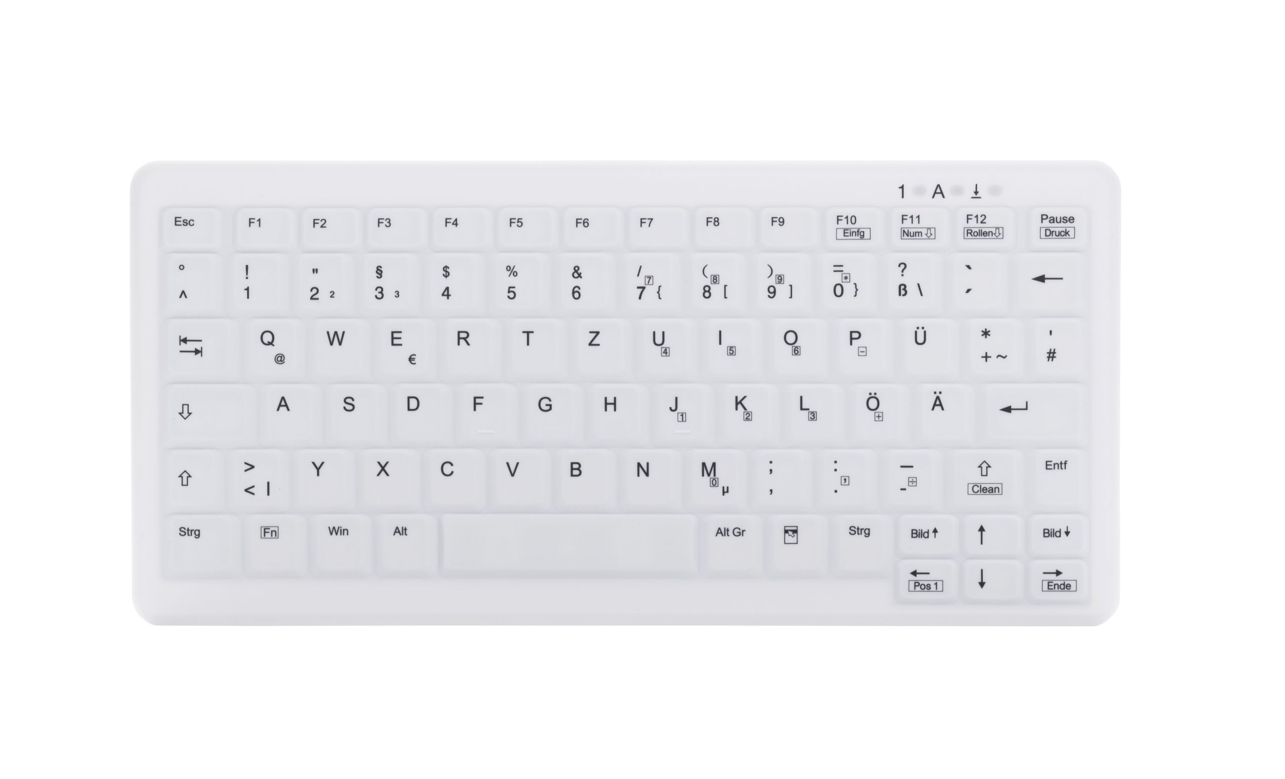 CHERRY AK-C4110 PROT. KEYBOARD/WHITE