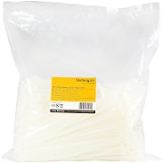 1000 PACK 10 CABLE TIES -WHITE/NYLON ZIP TIE WRAPS UL TAA