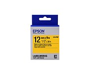 Epson Label Cartridge Pastel LK-4YBP Black/Yellow 12mm (9m)