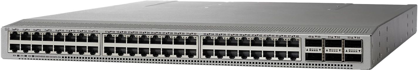 Switch Cisco N9K-C93180YC-FX3, 48 porturi 10 / 100 / 1000 MBs