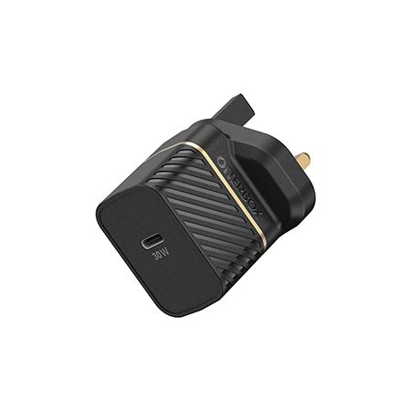 OTTERBOX UK WALL CHARGER 30W/GAN 1X USB-C 30W USB-PD BLACK