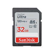 SANDISK ULTRA 32GB SDHC MEMORY/CARD 120MB/S