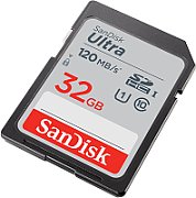 SANDISK ULTRA 32GB SDHC MEMORY/CARD 120MB/S
