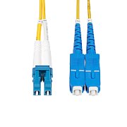 10M LC TO SC OS2 FIBER CABLE/OS2/UPC/DUPLEX/LSZH