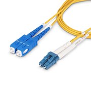 10M LC TO SC OS2 FIBER CABLE/OS2/UPC/DUPLEX/LSZH
