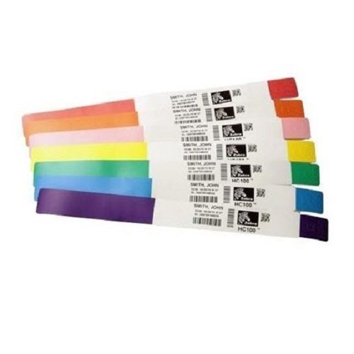 Wristband, Polypropylene, 1x10in (25.4x254mm) Direct thermal, Z-Band Fun, Adhesive closure, 1in (25.4mm) core, 350/roll, 4/box, Green