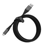 OTTERBOX PREMIUM CABLE USB AC/3M BLACK