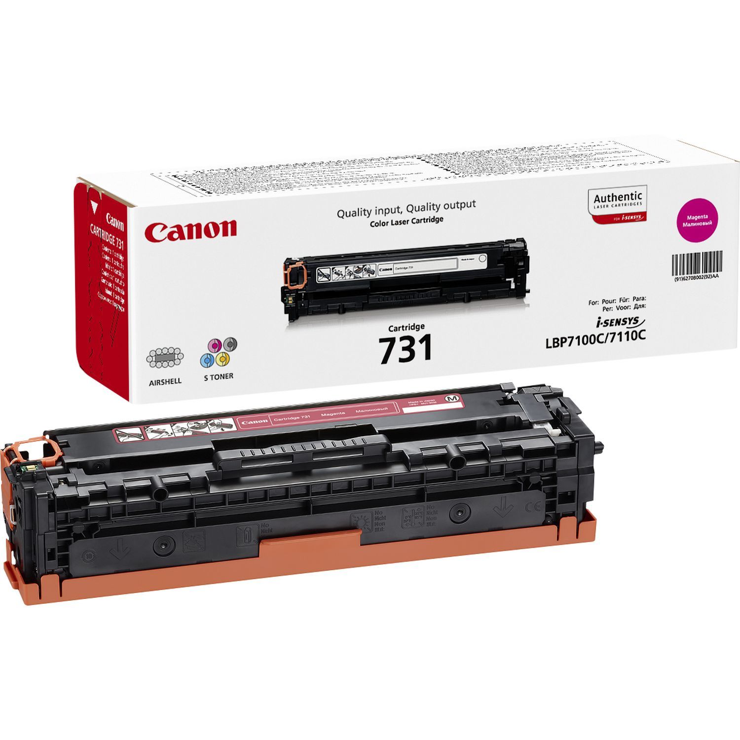 Cartus toner Canon 6270B002 ,Magenta ,1500 Pagini ,Original (CRG731M) 