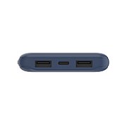 POWERBANK 10.000 MAH 12W INKL./USB-A/USB-C KABEL 15CM BLAU