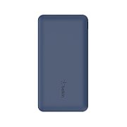 POWERBANK 10.000 MAH 12W INKL./USB-A/USB-C KABEL 15CM BLAU