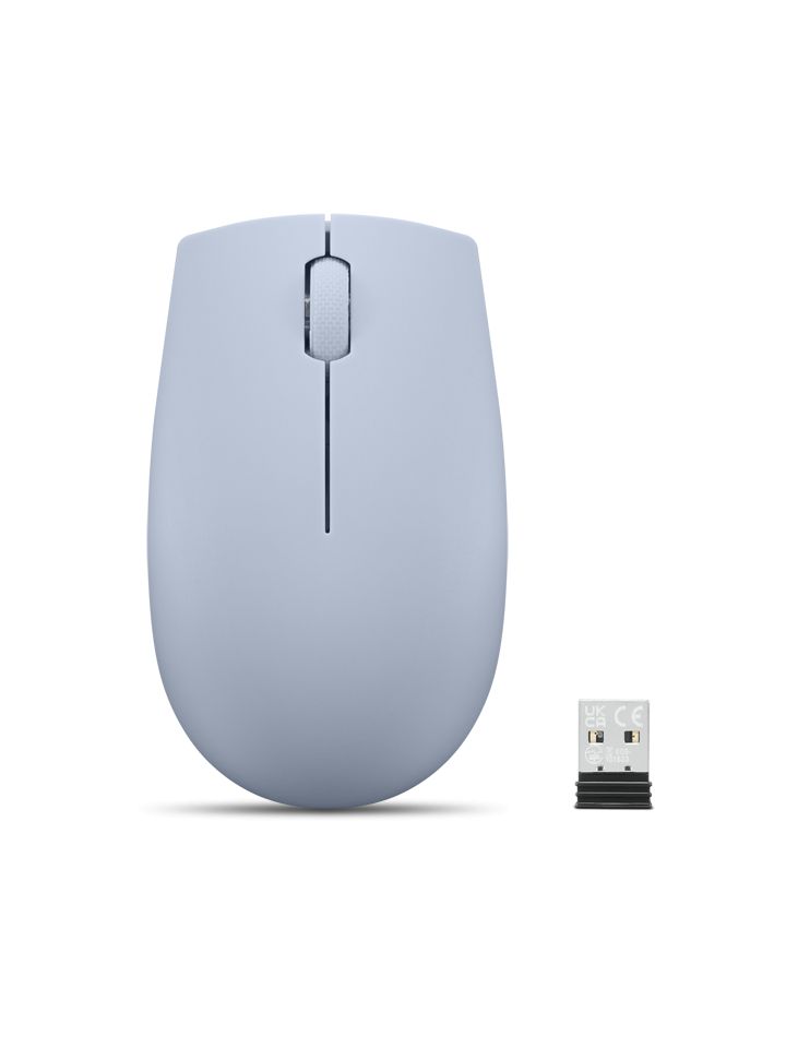Lenovo 300 Wireless Compact Mouse Frost Blue, Tip: Standard, Rezolutie (dpi): 1000 dpi, Butoane/rotite, 3, Interfata mouse/ Tehnologie: Wireless, Interfata receiver, dongle USB 2.4GHz, Culoare: Albastru, Dimensiune (mm): 97.91 x 57.99 x 32.53 mm, Greutate: 52g, Garantie: 1 an