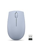 Lenovo 300 Wireless Compact Mouse Frost Blue, Tip: Standard, Rezolutie (dpi): 1000 dpi, Butoane/rotite, 3, Interfata mouse/ Tehnologie: Wireless, Interfata receiver, dongle USB 2.4GHz, Culoare: Albastru, Dimensiune (mm): 97.91 x 57.99 x 32.53 mm, Greutate: 52g, Garantie: 1 an