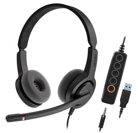 HEADSET BUSINESS STEREO USB-A/AXH-V28-35UCD AXTEL