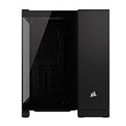 Carcasa CORSAIR 2500X Micro ATX Dual Chamber Black, Tempered Glass, mATX, Cooling Layout: Top: 3x120mm sau 2x140mm, Side: 2x120mm, Bottom: 3x120mm sau 2x140mm, Rear: 1x120mm, Expansion Slots 4, 2x2.5 SSD 2x3.5 HDD, no psu included