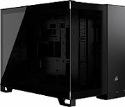 Carcasa CORSAIR 2500X Micro ATX Dual Chamber Black, Tempered Glass, mATX, Cooling Layout: Top: 3x120mm sau 2x140mm, Side: 2x120mm, Bottom: 3x120mm sau 2x140mm, Rear: 1x120mm, Expansion Slots 4, 2x2.5 SSD 2x3.5 HDD, no psu included