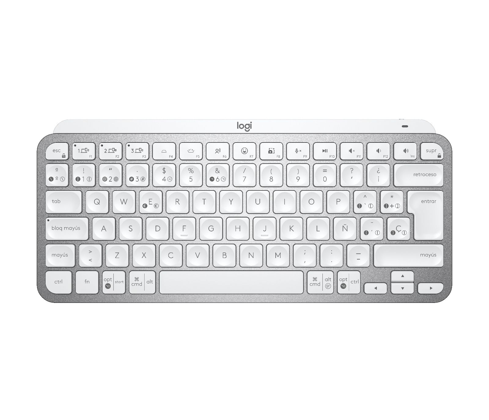MXKEYS MINI WRLS ILLUMINATED KB/PALE GREY - ESP - MEDITER
