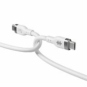 2M USB-C CHARGING CABLE WHIT/E SILICONE 240W