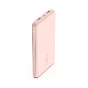 POWERBANK 10.000 MAH 12W INKL./USB-A/USB-C KABEL 15CM ROSA
