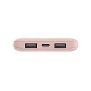 POWERBANK 10.000 MAH 12W INKL./USB-A/USB-C KABEL 15CM ROSA
